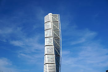 malmö, otáčení trupu, budova, architektura, trup, otáčení, mrakodrap, kroucení, ribersborg, mezník