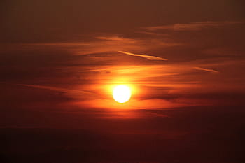 západ slunce, slunce, abendstimmung, zapadající slunce, dosvit, nebe, mrak, romantika, večerní obloze, Příroda