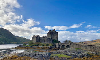 Scozia, Castello di Eilean Donan, castello, architettura, costruzione, punto di riferimento, Luoghi di interesse, storicamente, atmosfera, umore, vecchio