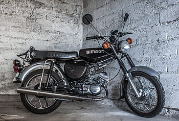simson, moped, s51, cold, old, ddr, ostalgie, wall, grey