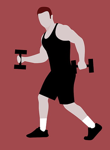 muž, pracovní, závaží, -, ilustrace., kulturistika, tělocvična, zdatnost, strava, atletický, sport