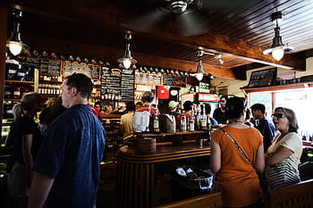 bar, hospoda, restaurace, napít se, lidé, mluvit, likér, chatování, interakce, veřejnost, mluvící