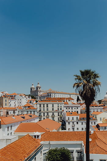 paisaje urbano, lisboa, portugal, día, arquitectura, edificios, casco antiguo, ciudad, europa, urbano, ocaso