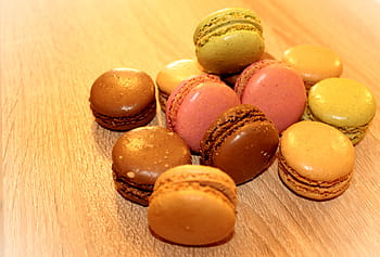 heap, french, macaroons, -, sweets, cookies, assorted, sugar, sugary, fat, assortment