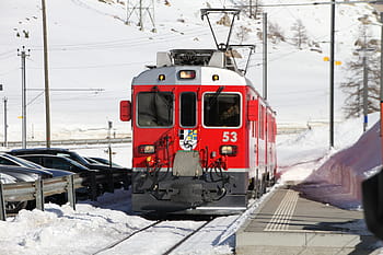 rhb, rhaetian railway, rhaetian, train, switzerland, railway, meter track, graubünden, narrow gauge, bernina, world heritage