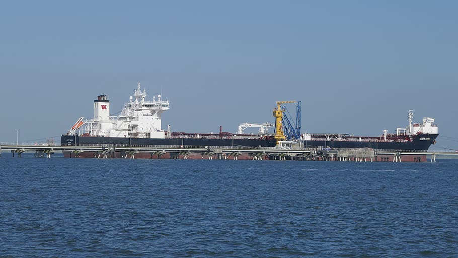 loď, tanker, plnění plynem, investory, energie, wilhelmshaven, Severní moře, pobřeží