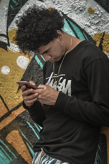 personnes, mâle, homme, Hommes, garçon, Jeune, mode, modèle, Wynwood, Miami, graffiti