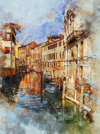veneția, Italia, Europa, canal, Italiană, gondolă, venezia, clădire, arhitectură, Reper, veneţian