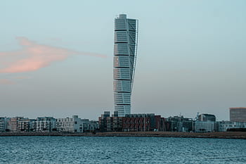 otáčení trupu, malmö, skåne, Švédsko, budova
