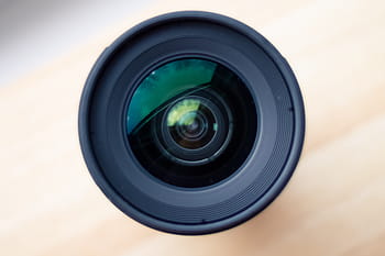 zwart, camera, lens, fotograaf, foto, dslr, houten bureau, studio