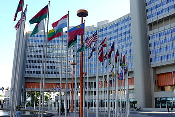 Spojené národy, un, Vídeň, un city, diplomaté, diplomacie, národů, jednání, porozumění, mezinárodní, harmonie