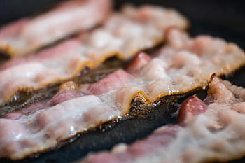sizzling bacon, food and Drink, meat, meats