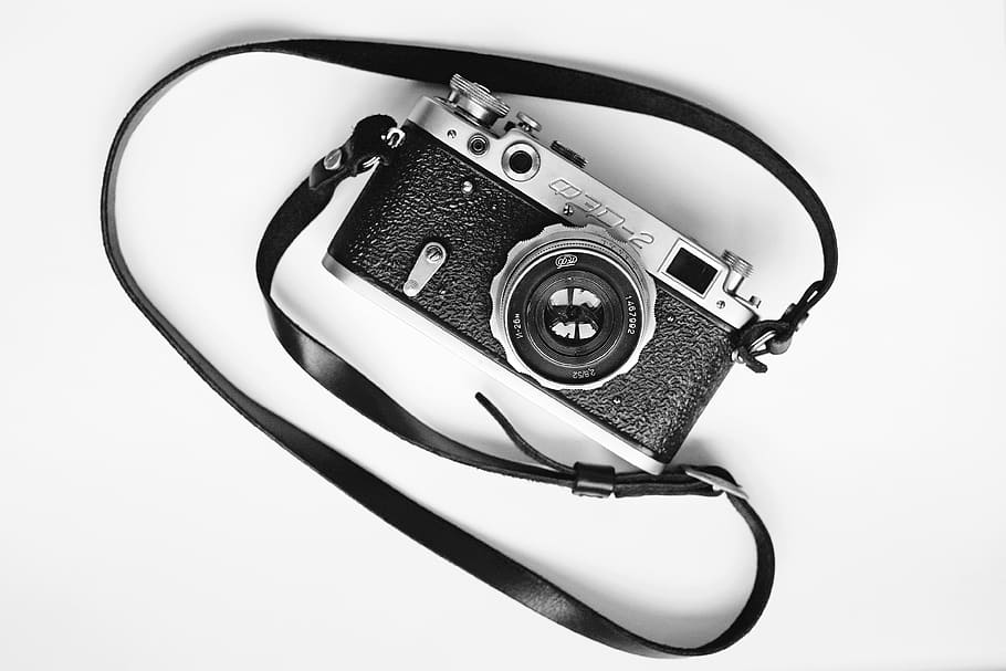 Fotoaparát, retro, analogový, starý, vinobraní, fotografování, objektiv, klasický, film, 35 mm, clona