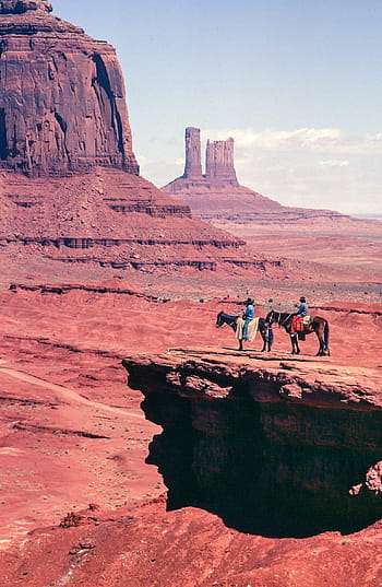 two, horseman cowboys, john ford point, monument valley, arizona, america, american, canyon, cowboy, desert, erosion
