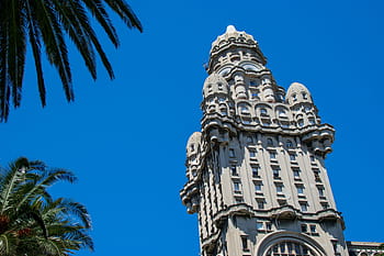 Montevideo, věž, město, plaza independentencia, nezávislost, Uruguay