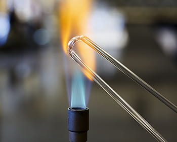 bending, glass rod, experiment, chemistry teaching laboratory, science, chemistry, glass, rod, art, artist, blower