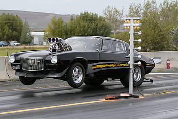 ドラッグレース、 カマロ、 シボレー、 車、 自動、 車両、 自動車の、 クラシック、 速度、 自動車、 ドライブ