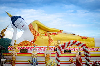 socha Buddhy, doi, kham chrám, Chiang, mai, Thajsko, Buddha, náboženství, buddhismus, Asie, socha