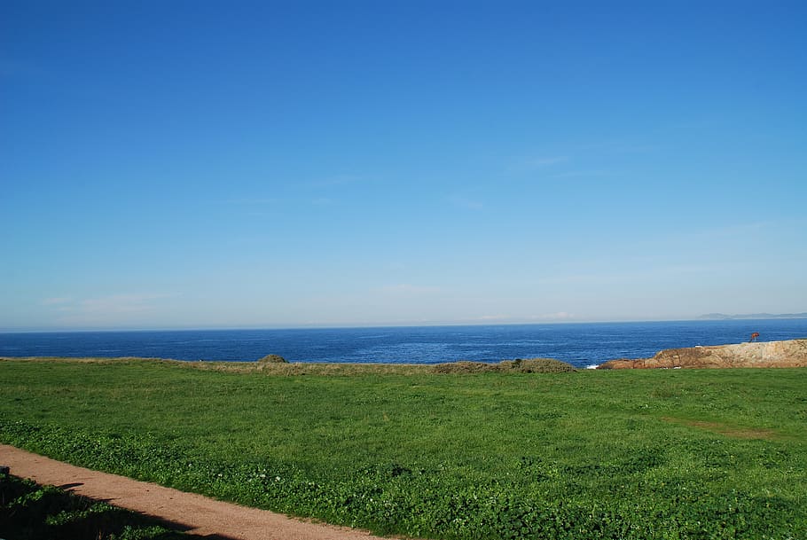věž Hercules, la coruna, galicie, Španělsko, Příroda, krajina, Dějiny, costa, relaxovat, výlet, oceán
