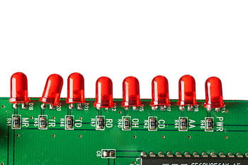 Pozadí, prkno, čip, obvod, obvodů, detail, součástka, dioda, elektronický, zelená, Hardware