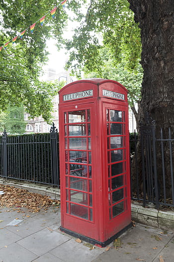 Londýn, Červené, telefonní budka, telefon, sjednocený, Británie, mezník, box, skvělý, Evropa, město