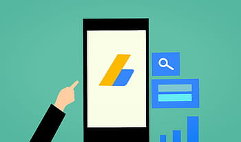 online, advertising illustration, mobile, device., adsense, monetization, application, ads, advertisement, earn, website