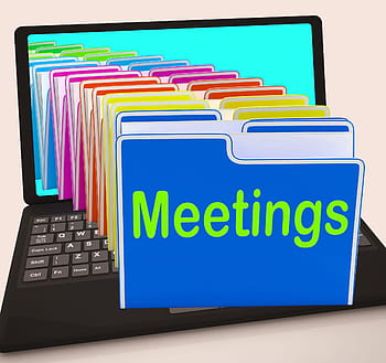 schůzky složky laptop význam, mluvit, diskuse, konference, denní program, agm, shromáždit, shromáždění, podnikání, obchodní setkání, svolat
