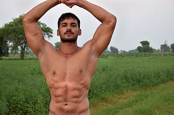 six pack, farm, bodybuilder, fitness photo, natural diet, nutrition, abs, biceps, fitness, torso, sport