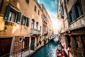 calles de venecia, canales, arquitectura, canal, europa, góndola, histórico, casas, italia, antiguo, mar