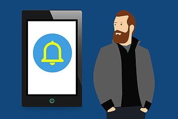 illustration, phone notifications, notifications., alert, phone, notification, alarm, cell, mobile, smart, push