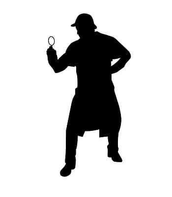 silueta, slavný, detektiv sherlock holmes, holmes., Sherlock Holmes, sherlock, policejní pes, zločin, zločinec, detekovat, detekce