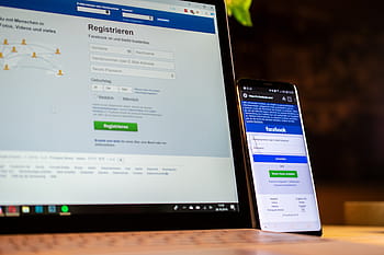 laptop, mobile phone, facebook, social media, smartphone, computer, notebook, office, internet, technology, desk