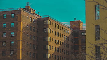architektura, cihlový, budova, mrakodrap, Dům, Domov, byt, okno