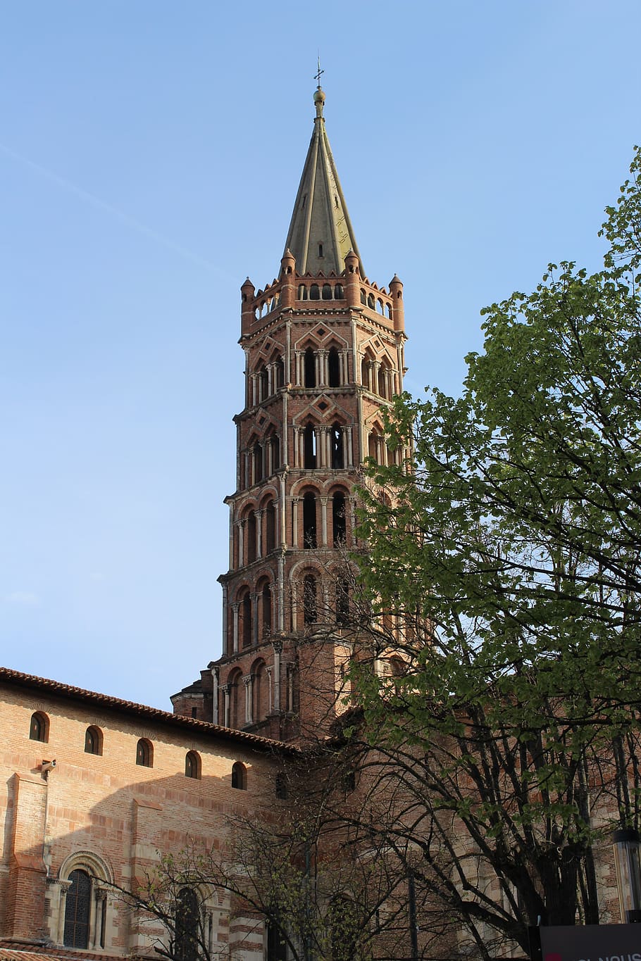 saint sernin, bazilika, toulouse, occitania, Dějiny, památník, sernin, Svatý, cihlový, architektura, kostel