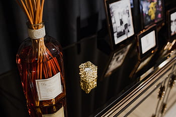 difusor de láminas de aroma, contemporáneo, estilo, botella, dom, perfume, olor, aroma, difusor, aromaterapia