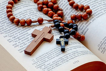 bible + cross, various, bible