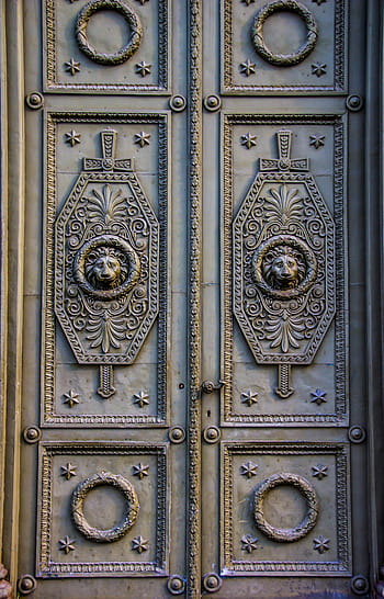 gate, background, metal, decoration, elements, decor, old, front, texture, design, architecture