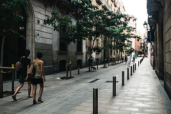 townhouse, barcelona, ​​spanyol, arsitektur, kota tua, kota, jendela, perjalanan, penglihatan, rumah, perumahan