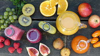 ovoce, smoothies, šťáva, čerstvý, bio, detox, vitamíny, zdravý, strava, výživa, vegetariánský