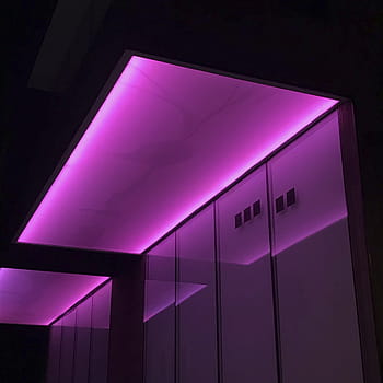 építészet, mennyezet, szín, sötét, digitális, hatás, fluoreszkáló, fukszia, világít a sötétben, fedett, belsővel