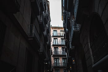townhouse, barcelona, ​​spanyol, arsitektur, kota tua, kota, jendela, perjalanan, penglihatan, rumah, perumahan