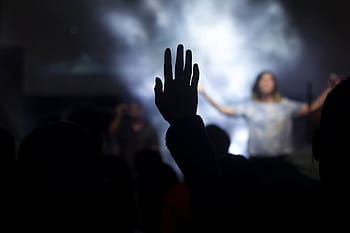 people, woman, praise, worship, shadow, stage, music, sound, concert