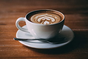 cafe coffee, food and Drink, coffee, cup, table, wood