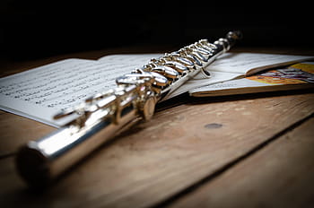 flet prosty, muzyka, instrumenty, instrumenty dęte drewniane, piękny, toner, notatki, książka, nuty sklepu, drewniane podłogi, drewno