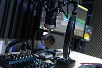 studio, mikrofon, rec, musikk, radio, lyd, mic, stemme, tale, utstyr, innspilling