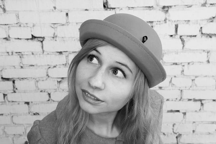 emoce, překvapení, Peeps, rty, portrét, osoba, usměj se, oči, Pohled, charakter, zobrazení