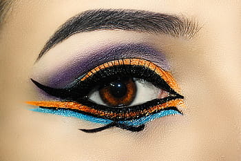 person, portrait, one, vision, view, eyeball, eye, makeup, creative, magic, eye socket