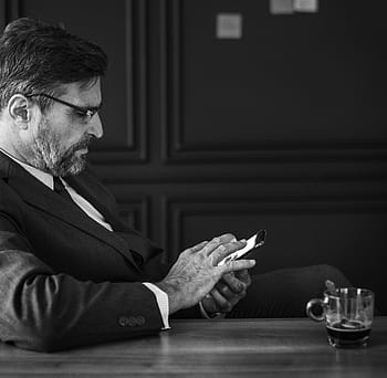 americano, bianco e nero, capo, pausa, attività commerciale, uomo d'affari, bw, caucasico, verifica, caffè, pausa caffè