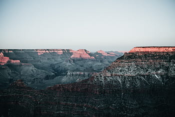sunrise, canyon peaks, layered, rock formations, foreground, Adventure, Arizona, Canyon, Desert, Erosion, Formation