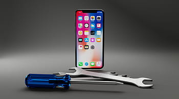 iphone, X, iphone x, jablko, mobilní, pohybliví, chytrý telefon, technologie, telefon, 3d, buněčný, Modelka